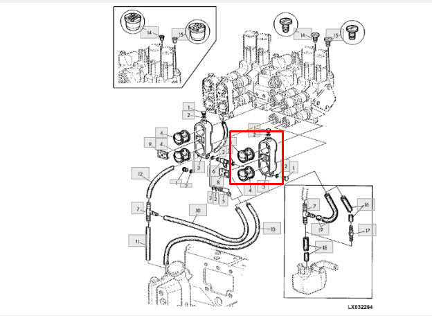 Kit reparatie SCV John Deere AL78738