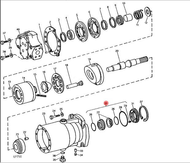 Set Garnituri Hidromotor AT60280